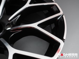 smart fortwo Custom Wheels - 453 Model - KUHLFX - Estremo Nero w/ Machine Face - Single Wheel - 17"